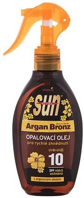 SunVital Argan Oil opaľovací olej SPF10 200 ml