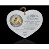 Tabuľka drevená srdce 20cm Anjeličku Tabuľka drevená srdce 20cm Anjeličku