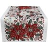 Vianočný gobelínový behúň na stôl Chenille IT08 Vianočná ruža 40x130 cm Viacfarebná Vianočný gobelínový behúň na stôl Chenille IT08 Vianočná ruža 40x130 cm Viacfarebná