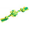 HIP HOP DOG HHD bavlnená lopta s 2 ramenami 22cm/ 80g limetková, zelená HIP HOP DOG HHD bavlnená lopta s 2 ramenami 22cm/ 80g limetková, zelená