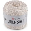 Pletacia priadza Linen Soft 100 g - 1 ks 1 (7301) režná svetlá Pletacia priadza Linen Soft 100 g - 1 ks 1 (7301) režná svetlá