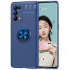 Gumený kryt RING HOLDER na Oppo Reno 5 5G - Modrá Gumený kryt RING HOLDER na Oppo Reno 5 5G - Modrá