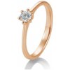 SOFIA DIAMONDS prsteň z ružového zlata s diamantom 0,25 ct BE41/82142R SOFIA DIAMONDS prsteň z ružového zlata s diamantom 0,25 ct BE41/82142R