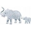 HCM Kinzel 3D Crystal puzzle Slon s mláďaťom 46 ks HCM Kinzel 3D Crystal puzzle Slon s mláďaťom 46 ks