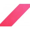 Hladký obojstranný popruh s leskom šírka 38 mm - 1 m 5 ružová neon Hladký obojstranný popruh s leskom šírka 38 mm - 1 m 5 ružová neon