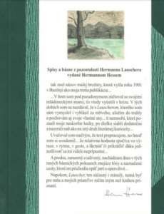 Spisy a básne z pozostalosti Hermanna Lauschera vydané Hermannom Hessem Hermann