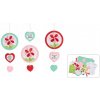 Haba Craft Kit Kreatívna sada Závesné dekorácie Srdiečka a kvety Haba Craft Kit Kreatívna sada Závesné dekorácie Srdiečka a kvety