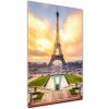 Vertikálny foto obraz sklenený Eiffelová veža Paríž 50x100 cm Vertikálny foto obraz sklenený Eiffelová veža Paríž 50x100 cm