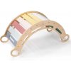 Drevená montessori hojdačka 100 cm 5v1 max - pastel Drevená montessori hojdačka 100 cm 5v1 max - pastel