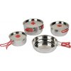 Bo-Camp Set Of Pans Travel 4