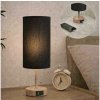 | Brilagi - Stolová lampa s USB portom TABLON 1xE27/25W/230V dub/béžová/čierna | BG3675+BG3682 | Brilagi - Stolová lampa s USB portom TABLON 1xE27/25W/230V dub/béžová/čierna | BG3675+BG3682