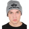 Alpha Industries 3D Beanie šedá Alpha Industries 3D Beanie šedá