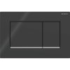 GEBERIT Sigma20 Square dvojčinné ovládacie tlačidlo, lesklá čierna/lesklý chróm, 115.883.KM.1 GEBERIT Sigma20 Square dvojčinné ovládacie tlačidlo, lesklá čierna/lesklý chróm, 115.883.KM.1