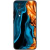 Picasee silikónový čierny obal pre Honor 70 - Gold blue Picasee silikónový čierny obal pre Honor 70 - Gold blue