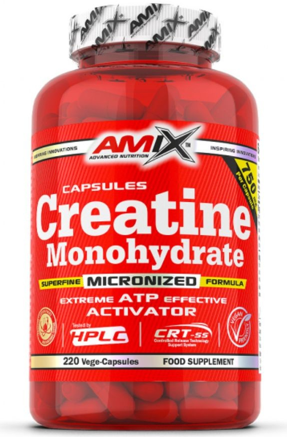 Amix Creatine Monohydrate 750 220 kapsúl