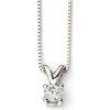 Diamantový prívesok + retiazka (diamant 0,15ct) GN264 Diamantový prívesok + retiazka (diamant 0,15ct) GN264
