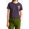 Dámske tričko The North Face Flora Embro Regular Short Sleeve Tee - endless dusk Dámske tričko The North Face Flora Embro Regular Short Sleeve Tee - endless dusk