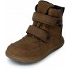 Bugga Detské celoročné barefoot topánky KIVO Brown B00199-18