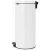 Odpadkový kôš s pedálom NewIcon s kovovým vedierkom 30 l biely Odpadkový kôš s pedálom NewIcon s kovovým vedierkom 30 l biely