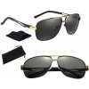 J&W pánske pilotky polarizačné pánske slnečné okuliare Sadiku čierna skla SX_58_B+ETUI8+O1pcs J&W pánske pilotky polarizačné pánske slnečné okuliare Sadiku čierna skla SX_58_B+ETUI8+O1pcs
