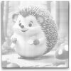 Vymalujsisam.sk Bodkovanie - Roztomilý ježko Farba: Čierna, Veľkosť: 50x50cm, Rám: Bez rámu, iba zrolované plátno Vymalujsisam.sk Bodkovanie - Roztomilý ježko Farba: Čierna, Veľkosť: 50x50cm, Rám: Bez rámu, iba zrolované plátno