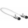Zenn Adjustable Nipple Clamps with Chain, kovové svorky s nastaviteľným stiskom Zenn Adjustable Nipple Clamps with Chain, kovové svorky s nastaviteľným stiskom
