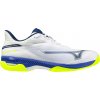 Pánska tenisová obuv Mizuno Wave Exceed Court AC M White/Dazzling Blue/Lightning EUR 42 Pánska tenisová obuv Mizuno Wave Exceed Court AC M White/Dazzling Blue/Lightning EUR 42