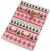 Vrecko s atlasovou stuhou vianočné 23x33 cm - biela (50 ks) Vrecko s atlasovou stuhou vianočné 23x33 cm - biela (50 ks)