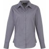 PREMIER PR 300 / Dámska popelínová košeľa s dlhým rukávom - steel S PREMIER PR 300 / Dámska popelínová košeľa s dlhým rukávom - steel S