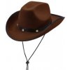 Hnedý kovbojský klobúk pre dospelých Hnedý kovbojský klobúk pre dospelých