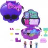 Polly Pocket kompakt Monster High lebka so skateparkom a školou Polly Pocket kompakt Monster High lebka so skateparkom a školou