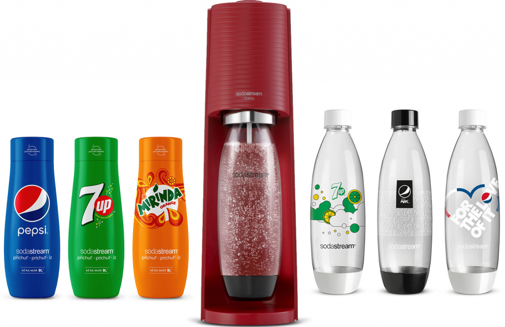 SodaStream TERRA Red TSB Pack