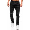 Bolf MP0117N pánske slim fit rifľové nohavice čierne