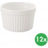 Zapekacia miska, pr. 9 cm, v. 5,5 cm, porcelán, biela, 12 ks Zapekacia miska, pr. 9 cm, v. 5,5 cm, porcelán, biela, 12 ks
