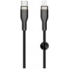 Nabíjací a dátový opletený kábel FIXED s konektormi USB-C/Lightning a podporou PD, 1.2 m, MFI, čierny Nabíjací a dátový opletený kábel FIXED s konektormi USB-C/Lightning a podporou PD, 1.2 m, MFI, čierny