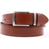 Špongr pánský společenský kožený opasek 3545 hnědý