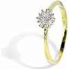 Blink-Blink Elegantný prsteň s diamantmi 0.11 ct 1526ZDG Blink-Blink Elegantný prsteň s diamantmi 0.11 ct 1526ZDG