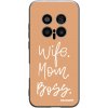 Picasee silikonový černý obal pro Honor Magic8 Pro 5G - Boss Mama Picasee silikonový černý obal pro Honor Magic8 Pro 5G - Boss Mama