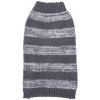 Nobleza pletený pruhovaný pulóver pre psy a mačky Sivá S Nobleza pletený pruhovaný pulóver pre psy a mačky Sivá S