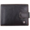 Pánska kožená peňaženka Segali 907.114.2007 C čierna + koňak Pánska kožená peňaženka Segali 907.114.2007 C čierna + koňak