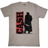 Johnny Cash Tričko Bold Silhouette Unisex Natural S Johnny Cash Tričko Bold Silhouette Unisex Natural S