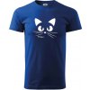 Mačka mňau - Klasické pánske tričko vyššej gramáže - L ( Kráľovská modrá ) Mačka mňau - Klasické pánske tričko vyššej gramáže - L ( Kráľovská modrá )
