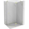 MEXEN/S - Lunar sprchovací kút päťboký krídlový pravá 90 x 100, transparent, zlato kartáčovaná 831-090P-100L-55-00-P MEXEN/S - Lunar sprchovací kút päťboký krídlový pravá 90 x 100, transparent, zlato kartáčovaná 831-090P-100L-55-00-P