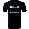 Čierne tričko najlepší domovník na svete - darček pre domovníka XXL Čierne tričko najlepší domovník na svete - darček pre domovníka XXL