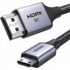 Mini HDMI na HDMI kábel Ugreen 2.1 8K 60Hz 1 m Mini HDMI na HDMI kábel Ugreen 2.1 8K 60Hz 1 m