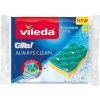 Vileda Glitzi Always Clean viskózna hubka 2 ks Vileda Glitzi Always Clean viskózna hubka 2 ks