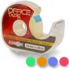 JUNIOR lepiaca páska 18x30 s dispenzorom, 5 rôznych farieb, 18 mm x 30 m