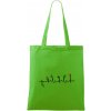 Moto EKG radenie - Taška bavlnená - 42 x 38 cm ( Apple Green ) Moto EKG radenie - Taška bavlnená - 42 x 38 cm ( Apple Green )
