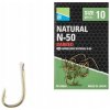 Preston Natural N-50 Hooks veľ.10 15 ks