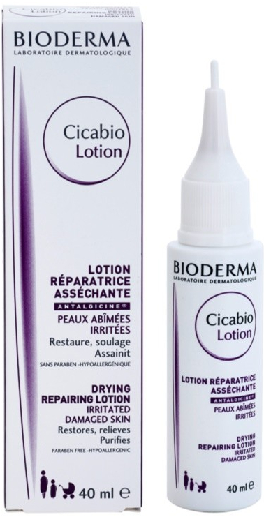 Bioderma Cicabio Lotion Drying Repairing Lotion hojivé mlieko proti podráždeniu a svrbeniu pokožky 40 ml